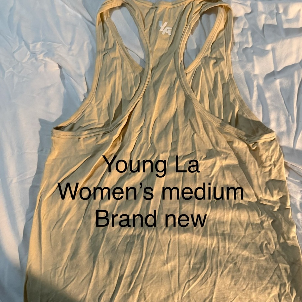 YoungLA Women's Light Yellow Tank Top
